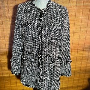 Black & White Tweed Jacket